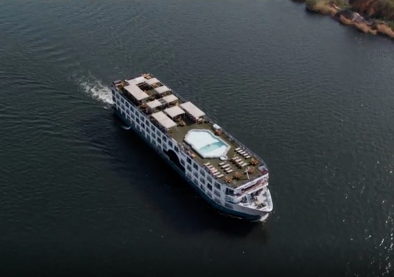 Exterior view of the MS Stephanie Nile Cruise Nile cruise ship